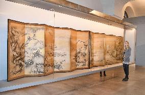 Japanese screen at Uffizi Gallery
