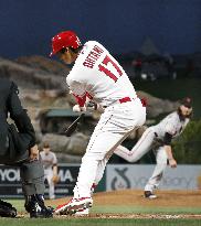 Baseball: Angels' Ohtani