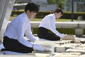 Airing of Hiroshima A-bomb victims list