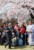 (1)Koizumi hosts cherry blossom party