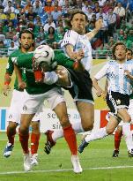 Argentina beat Mexico after extra time to advance to last 8