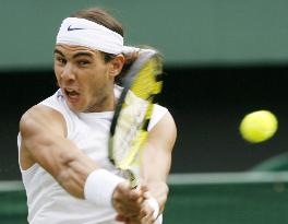 Nadal beats Fish to reach round two at Wimbledon