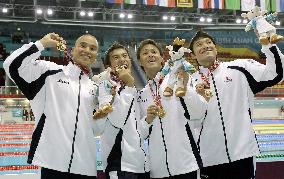 Japan wins in men's 4x200 relay in Asian Games