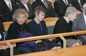 Empress Michiko attends memorial concert for late composer