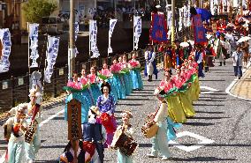 Japan-Korean parade resumes in Tsushima