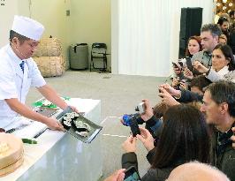 Niigata food culture showcased at Milan expo