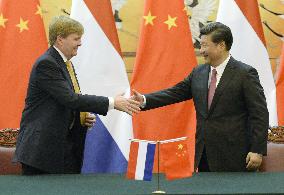 Dutch king in China