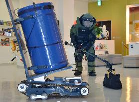 Antiterrorism drill at Japan airport ahead of G-7 summit