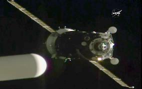 Spacecraft with Japan, U.S., Russia crew docks with ISS