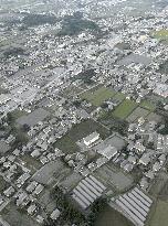 Mt. Aso in southwestern Japan erupts