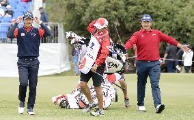 Golf: Japan 8th after 2nd round of World Cup team event