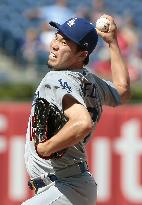 Baseball: Dodgers' Maeda to move to bullpen after taking no-decision