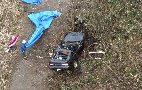 3 die after car falls from expressway in northeastern Japan