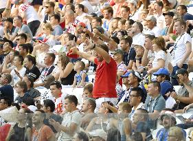 Football: Japan vs Poland at World Cup