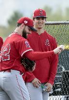 Baseball: Shohei Ohtani in spring training
