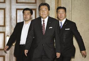 Meeting of 5 Japan opposition party leaders
