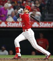 Baseball: Ohtani homers off Kikuchi