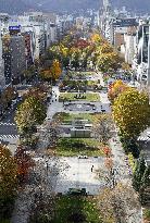 Park in northern Japan city of Sapporo