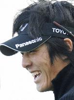 Ishikawa practices for Pebble Beach golf