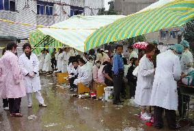 China earthquake -- medical treatment