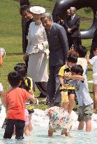 Emperor, empress visit Hokkaido