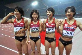 Japan claims relay double at Asian c'ships