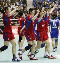 S. Korea downs Japan in women's handball replay
