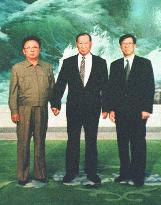 Hyundai executives and North Korean leader