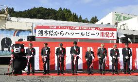 Kumamoto firm begins halal beef exports to Indonesia