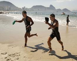 Olympic triathlon qualifying event held in Rio