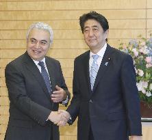 IEA chief Birol meets with Japanese Prime Minister Abe