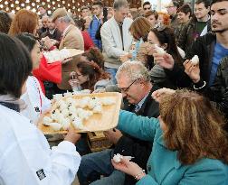Japan promotes farm products from Sado Island