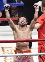 Boxing: Yaegashi grabs 3rd world title