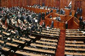 Budget, tax bills pass lower house amid opposition boycott