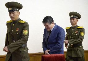 U.S. man held in N. Korea confesses crimes against state