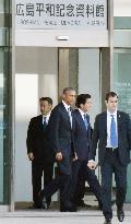 Obama visits atomic-bombed Hiroshima