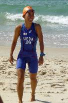 Olympics: Triathlete on the beach