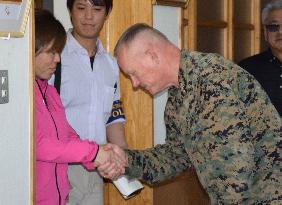 U.S. military resumes Osprey flights after accident off Okinawa