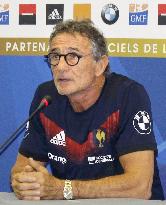 Rugby: France coach Noves meets press ahead of Japan match