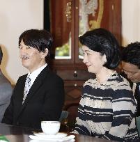 Japan's crown prince in Poland