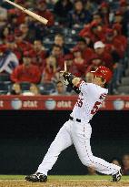 Angels' Matsui hitless