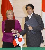 Japan, Chile to cooperate on environment