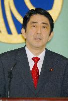 Abe dismissive of achieving budget surplus before FY2011 target