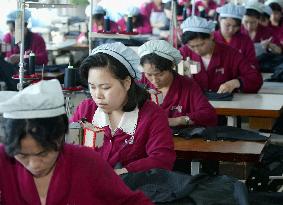 (3)North Korean garment factory