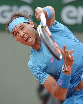 Nadal plays in 2nd round at French Open tennis tournament