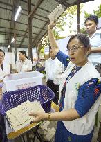 Myanmar holds landmark general election