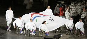 Opening ceremony of Winter Paralympic Games in Turin