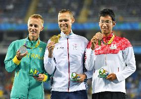 Olympics: Medalists of men's 50-km walk