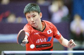 Table tennis: 13-year-old Harimoto loses in China Open semis