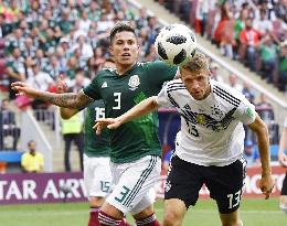 Football: Germany vs Mexico at World Cup